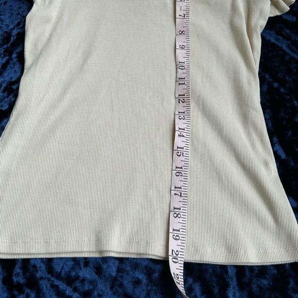 Sezane Cream Off-Shoulder Knit Top - Picture 9 of 9